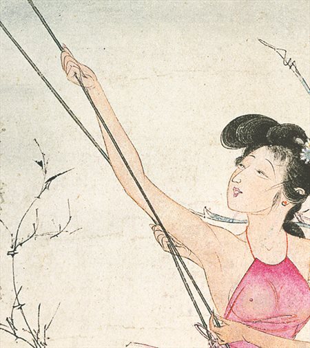 集贤-胡也佛的仕女画和最知名的金瓶梅秘戏图
